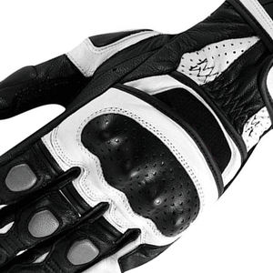 Venta caliente de dedo completo de piel de cabra guantes de moto de cuero a prueba de viento cómodo con estilo para carreras de motor y deportes para ciclismo - Product Image 6