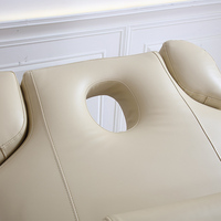 Lit de beauté électrique haut de gamme avec design ergonomique, mousse à mémoire de forme, cuir PU pour salon de beauté, spa, clinique, directement de l'usine