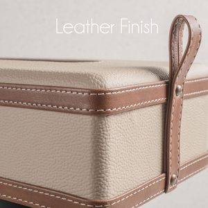 Modern Leatherette <b>Tissue</b> Box Cover <b>Facial</b> <b>Tissue</b> Holder Napkin Dispenser for Bathroom Home Office Restaurant - Product Image 4