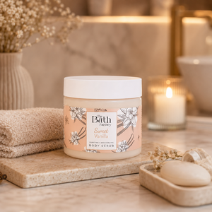 The Bath Factory Sweet Vanilla Shea <b>Body</b> <b>Scrub</b> Exfoliating for Smooth and Radiant Skin - Product Image 2