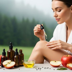 Huile de support de pépins de pomme biologique pressée à froid 100% pure liquide pour renforcer la peau Anti-âge Réparation naturelle Approvisionnement en vrac - Product Image 5