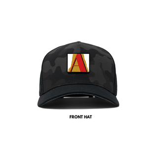 Casquette de golf camouflage 5 panneaux OEM ODM en gros, séchage rapide, hydrophobe, casquette de baseball découpée au laser, couvre-chef de sport, logo PVC personnalisé, Gorras - Product Image 2