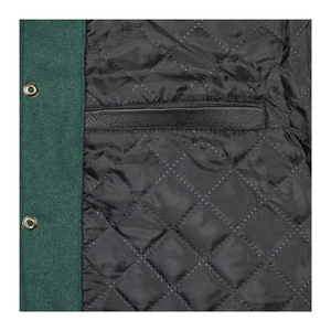 High Quality ODM OEM Customized <b>Men's</b> Varsity Wool <b>Jacket</b> Classic Fit Shirt Collar Letterman Baseball Design Custom Color Canvas - Product Image 5