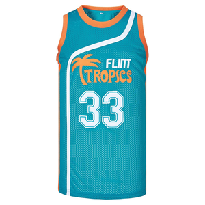 Maillot de basket-ball de haute qualité #33 pour hommes Logo personnalisé cousu et imprimé respirant Design grande taille - Product Image 5