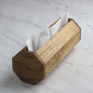 Servilletero de gran venta para boda, fiesta, comedor y evento de Navidad, forma cónica hecha a mano, Acacia, Mango y pino, Caffey de madera - Product Image 5