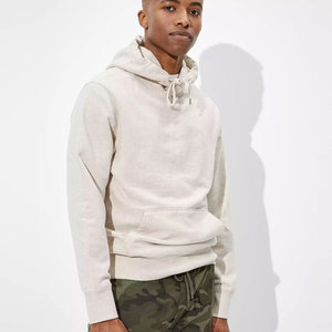 Pull à capuche surdimensionné en molleton uni 100% coton épais et de style OEM personnalisé par les fabricants pour hommes - Product Image 4