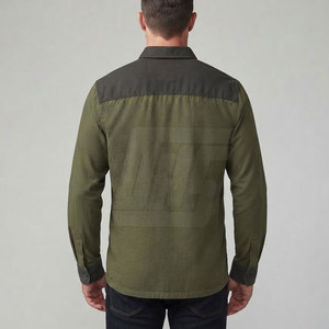 Chemise décontractée moderne pour homme, manches longues, boutonnée, en coton léger, vêtement tendance pour tous les jours et les activités de plein air - Product Image 4