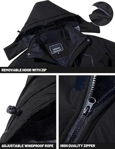 Chaqueta Cortavientos de Diseño Moderno, Personalizada con Logotipo, Chaqueta con Capucha y Media Cremallera para Hombre - Product Image 4