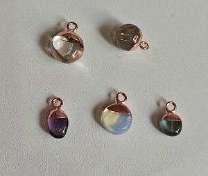 Date Turquoise Argent Sterling Lunette Ensemble Plaqué Or Mignon Bijoux Prix De Gros Pendentif pour Sa Saison D'été - Product Image 6