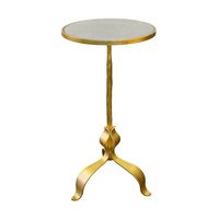 Mini table d'appoint moderne de luxe Petite table de chevet de salon Table d'angle en métal Conception populaire pour les Tables basses d'exportateur de l'Inde