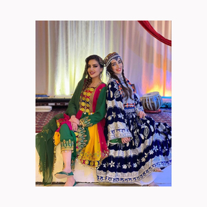 ชุดเดรสโบโฮอัฟกานิบาลอชีงานฝีมือแท้ คอลเลกชันชุดเดรสบาลอชีปักมือวินเทจ - Product Image 3