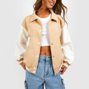 Veste universitaire personnalisée pour femmes, sensation de coton, streetwear universitaire, mode - Product Image 3