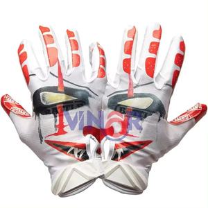 Gants de football américain de haute qualité fabriqués sur mesure Équipement sportif professionnel en cuir pour l'extérieur à bas prix Gant de football américain - Product Image 5