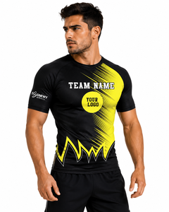 เสื้อกีฬาซับลิเมชั่นพิมพ์ลายตามสั่ง SINEWY SPORTS เสื้อบ็อกซิ่งรัดรูป น้ำหนักเบา แห้งเร็ว สำหรับทุกเพศ - Product Image 1