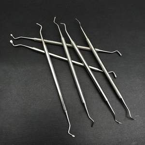 El juego de 6 instrumentos de excavadora dental incluye 6 cucharas restauradoras para blanquear los dientes y blanquear el blanqueador para eliminar las manchas - Product Image 5