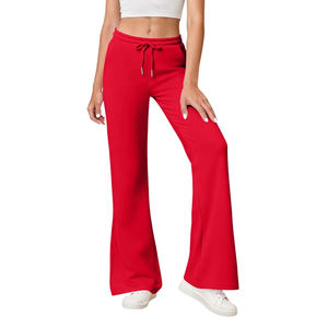 Pantalons de survêtement sport amples personnalisés de haute qualité, pantalons de survêtement sport en coton, pantalons de survêtement sport confortables et évasés pour femmes - Product Image 5
