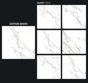 Cotton White 800x800mm Porcelain 80x80cm Glazed Tiles Decorative Uruguay - Product Image 1