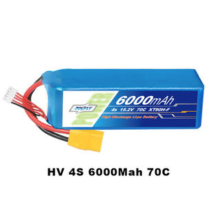 Batterie de drone de qualité supérieure <span class=keywords><strong>4S</strong></span> 15.2V 3000/4000/5000/6000/7000mAh 30C/50C/70C/90C Personnalisé OEM ODM Lithium <span class=keywords><strong>Lipo</strong></span> - Product Image 3