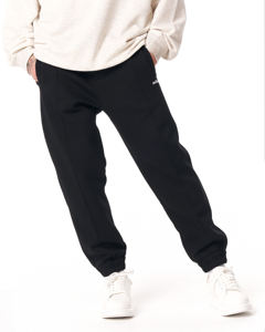 OEM servicio personalizado de gran tamaño pesado algodón hombres personalizado básico Premium negro Jogger pantalón oferta al por mayor tendencia 2024 calidad - Product Image 5