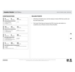 Recién llegado: Precio con descuento en la caja mega de tarjetas coleccionables de fútbol Panini Prizm 2024, sellada de fábrica, lista para enviar a todo el mundo. - Product Image 5