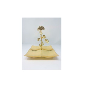 Embossed Metal <b>Chocolate</b> Stand With Traditional Pattern Best For Cultural Celebrations And Indian <b>Wedding</b> Decor - Product Image 5