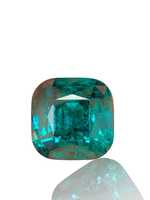 Turmalina Paraíba Natural, Corte Cojín, Piedra Suelta, Azul Neón Luminoso, Certificado GIA, Grado Excelente Exclusivo, Anillos con Juego de Color