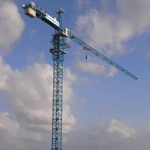 Grue à tour Topkit New Zoomlion Construction Works 6 tonnes 8 tonnes 60 mètres 70m Jib Tower Crane