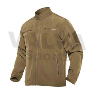 VALVA SPORTS Chaqueta Softshell elegante para hombre Tela de lona de invierno a prueba de viento Impermeable y transpirable Diseño OEM - Product Image 2