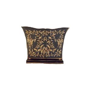 Cubo de basura de Metal redondo con diseño impreso, decoración de oficina, decoración del hogar, cubo de basura, tamaño personalizado, forma, Color - Product Image 6