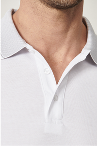 T-Shirt d'Été Homme en Jersey de Coton à Carreaux, Sportif et Respirant, Unisexe, Manches Courtes, Broderie pour Golf et Sport Décontracté - Product Image 4