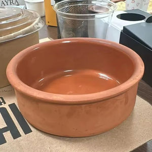 Tazón Decorativo de Terracota, Tazón para Servir, Tazón Ecológico de Estilo Americano, Tazón de Lujo, Tazón Redondo, Utensilios de Cocina - Product Image 1