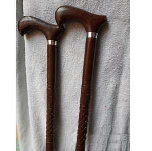 ไม้เท้าไม้สำหรับเดินออกแบบทำด้วยมือสำหรับนักสะสมใช้งานกลางแจ้ง & ความคล่องตัวไม้เท้าทำจากไม้ - Product Image 1