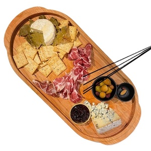 Plato de servicio de madera de lujo más vendido, bandeja de servicio de madera, plato de servicio hecho a mano de calidad premium, respetuoso con el medio ambiente - Product Image 4
