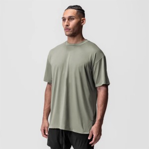Camiseta de rendimiento para hombre para atletas, entrenadores y corredores de alto rendimiento con camiseta de hombre de tela de secado rápido - Product Image 2