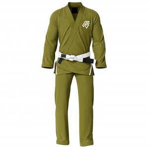 Custom Logo Jiu Jitsu Kimono Gi Uniform BJJ Training Grappling Durable Lightweight Comfortable Cotton <b>Weave</b> Martial Arts Gear - Product Image 1