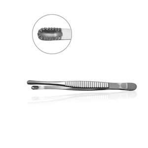 Ruso de alta calidad 15-25 cm (6-10 pulgadas) Instrumentos quirúrgicos manuales de acero inoxidable Base de fórceps de tejido - Product Image 2