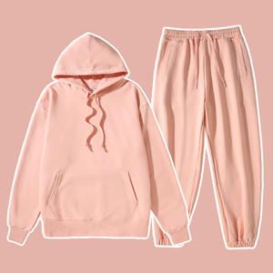 Ensemble de survêtement streetwear 2-en-1 écologique THREAD FEATHERS pour adultes - Hiver, à capuche, avec cordon de serrage, mélange polyester/coton - Product Image 3