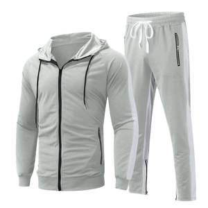 Veste pull 100% coton de haute qualité pour hommes ensemble de pantalons de sport impression numérique décontractée pour USA Jogging survêtement sweats à capuche - Product Image 6