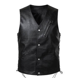 Fashion Custom Made Men's <b>Slim</b> Fit Windproof Winter Breathable Casual Outer Wear Polyester Leather <b>Vest</b> Made in Pakistan - Product Image 1