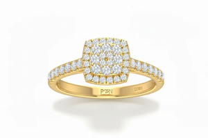 Bague de fiançailles en diamant de haute qualité pour femmes, idéale pour les occasions nuptiales, les célébrations romantiques, les séances photo de fiançailles - Product Image 3