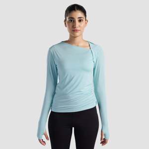 Elegante Top Ruche Color Menta con Característica Transpirable - Product Image 1