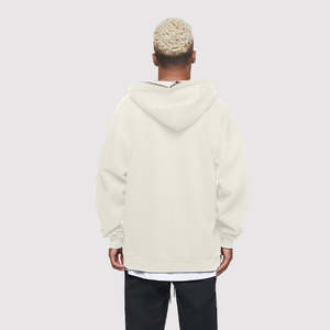 Sudadera con capucha unisex de alta calidad personalizada 100% algodón venta al por mayor OEM cara completa con cremallera para el invierno - Product Image 3