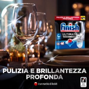 Pastillas para Lavavajillas Finish, Brillo Infinito, 100 Unidades, Aroma Limón, Pastillas Detergentes Limpiadoras y Abrillantadoras, Eliminan la Grasa Difícil - Product Image 5