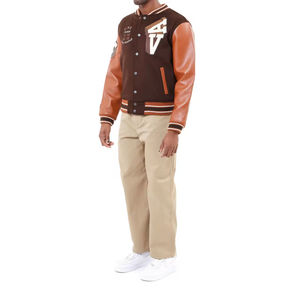 Newest Style Friendly Budget Solid Color <b>Men</b> Lettermen Jacket Regular Size Breathable Classic Look Versity Jacket For <b>Man</b> - Product Image 5