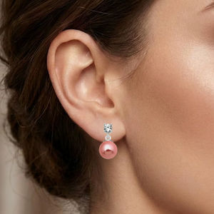 New Arrival Luxury 925 Sterling <b>Silver</b> Gold Plated Freshwater Pearl Bezel Setting Classic <b>Stud</b> <b>Earrings</b> for Women Party Gift - Product Image 3