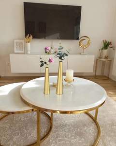 Florero de Metal Moderno para Piso, Centro de Mesa Decorativo Alto para Sala de Estar, Vestíbulo de Hotel, Oficina, Decoración de Eventos de Boda, Premium - Product Image 5