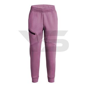 Mujeres entrenamiento pista Joggers cintura alta cordón personalizado Joggers mujeres gimnasio deportes algodón suelto Joggers sudor pantalón Casual - Product Image 4