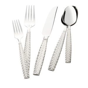 Exquisito juego de cubiertos para el hogar Comedor Cubiertos plateados de acero inoxidable de alta calidad en calidad superior - Product Image 1