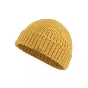 OEM Custom Logo & Label Hot Selling 100% Acrylic Jacquard Beanie <b>Caps</b> Wool <b>Winter</b> Different Color 3D Embroidery for Unisex - Product Image 3