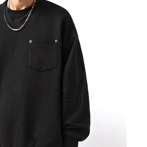 Sudaderas holgadas de lana de invierno de alta calidad para hombre de fabricante profesional 100% algodón poliéster sudaderas con capucha con estampado de logotipo personalizado - Product Image 4
